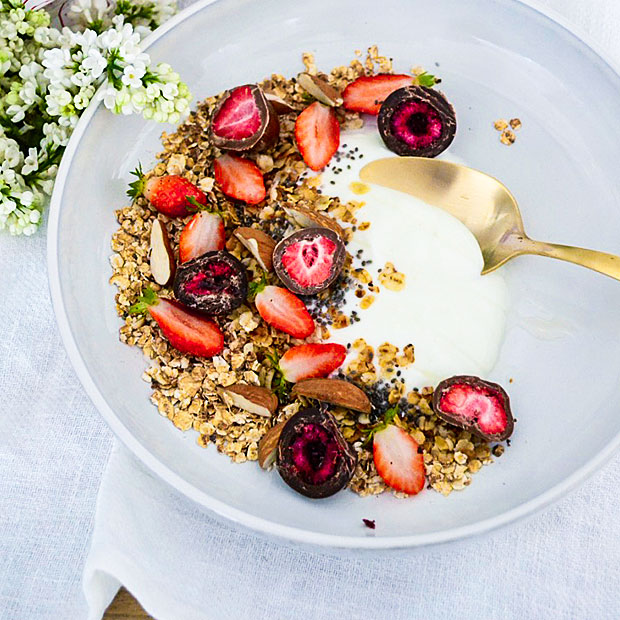 Leckeres Fruechte Mueslie mit FeelFruity